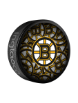 Inglasco / Sherwood Puk Boston Bruins Clone Souvenir Collector Hockey Puck