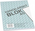 Kancelářský blok A5, čtvereček, 50 listů