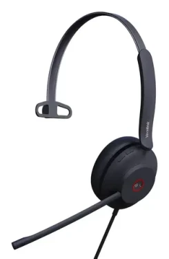 Yealink UH37 Mono (MS Teams) černá (1308103) / Mono náhlavní souprava / mikrofon / USB-C USB-A / kabel 1,2 m (1308103)