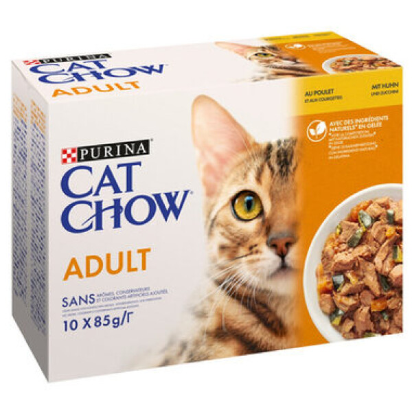 Cat Chow Chicken Zucchini 10 x 85 g