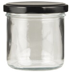 Ib Laursen Sklenička s víčkem Toledo 280 ml, čirá barva, sklo, kov