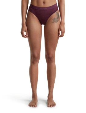 Dámské merino kalhotky ICEBREAKER Wmns Merino 125 Cool-Lite Sprite Hipster, Dark Berry velikost: XS