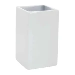 Spirella QUADRO kelímek na kartáčky bílý / porcelán (7610583001528)