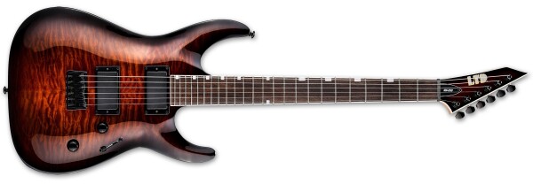 ESP LTD MH-200HT QM Dark Brown Sunburst