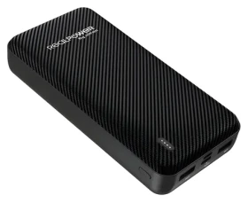 RealPower PB-20000 SE černá / Powerbanka 20 000 mAh / 2x USB-A výstup / Micro-USB a USB-C vstup (415548)