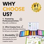 Castle art supplies Castle art supplies, Spring, sada pastelek v jemných odstínech, 72 ks