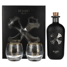 Bumbu XO Rum 40% 0,7 l (dárkové balení 2 skleničky)
