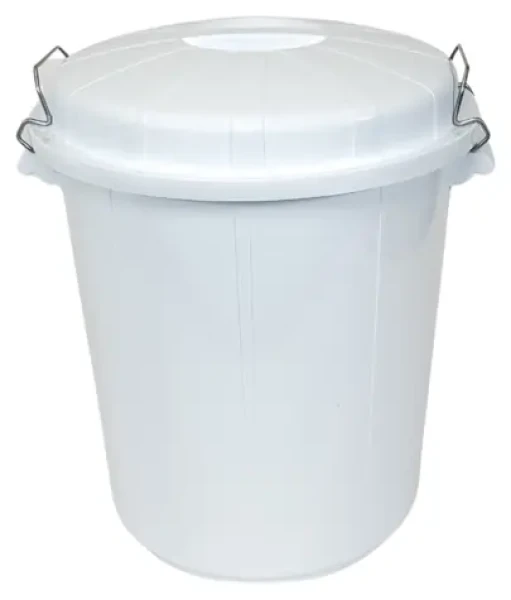 Denox INDUSTRIAL bílá / Nádoba na odpad / 70 l / PE-HD plast