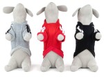 DogBaby bavlněná mikina pro psa Barva: Červená, Délka zad (cm): 25, Obvod hrudníku: 30 - 36 cm