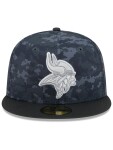 New Era Pánská kšiltovka Minnesota Vikings NFL 2026 Salute to Service 59FIFTY Fitted Velikost: 7 1/2