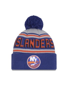 New Era Pánská zimní čepice New York Islanders NHL Pom Wordmark