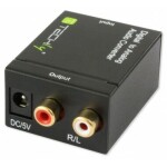 Techly IDATA-SPDIF-3 Konvertor Digital - Analog (IDATA-SPDIF-3)