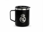Runbott Real Madrid Black / Termohrnek / 400 ml / nerezová ocel (972549RB)