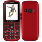 EVOLVEO EasyPhone EG + stojánek červená / 2.4" / SOS / Bluetooth / microSDHC (EP-550-EGR)