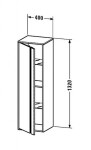 DURAVIT - Ketho Skříňka vysoká 132x40x36 cm, pravá, lesklá bílá KT1257R2222