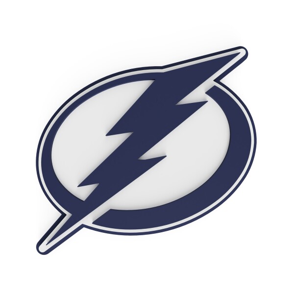 Cedule Tampa Bay Lightning NHL 3D Foam Logo