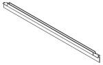 Náhradní díl spodní těsnící lišta k SAT Fusion černá NDSATFUD908C NDSATFUD908C