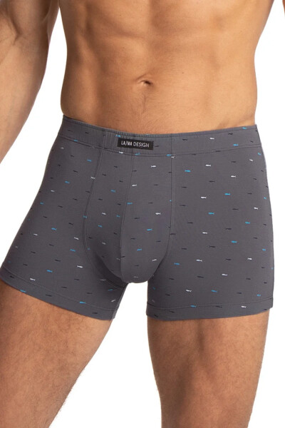 PÁNSKÉ ŠORTKY M-1076SZ 2-PACK TMAVĚ MODRÁ-GRAFITOVÁ L