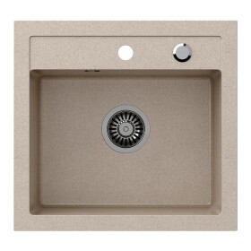 Dřez Johnny 110 Steingran béžová 50x47x18,5 + sifon