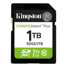 Kingston SDXC karta 1TB Canvas Select Plus, U1, V10, A1 EDF_443777