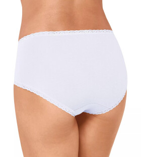 Dámské kalhotky Sloggi 24/7 Cotton Lace Midi C3P bílé WHITE 40
