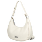 Trendy dámská koženková kabelka na rameno Tricia, béžová