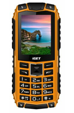 IGET Defender D10 oranžová / odolný telefon / 2.4 / IP68 / BT / DualSIM / 0.3MP / 2500 mAh (D10 Orange)