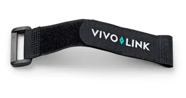 VivoLink Velcro kabelová páska černá / Stahovací páska / 200 mm / 25 kusů (PROTIE)