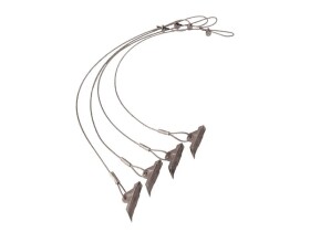 Hliníkové kotvy pro plachtové přístřešky – ShelterLogic 107 cm, 4 ks