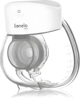 LIONELO FIDI Free Lumi White Natural / Odsávačka mateřského mléka / hands-free / bezdrátová / 9 úrovní intenzity / LED (LOC-FIDI FREE LUMI WHITE NATURAL)