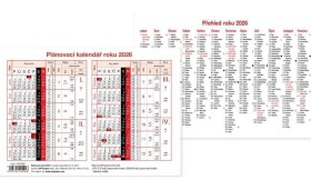 Plánovací karta 2026 A5