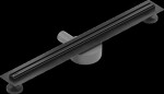 MEXEN - Flat 360 Slim podlahový žlab 60 cm otočný černá 1741060