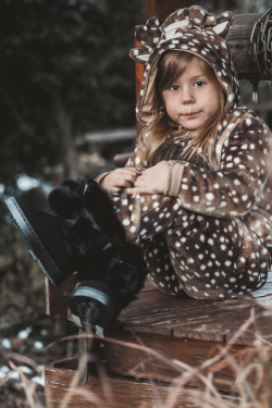 Dětské mládežnické teplé sněhule Černé Roofy 27