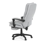 Kancelářské křeslo, synchronní mechanismus, stříbrná látka, KA-Y350 SIL