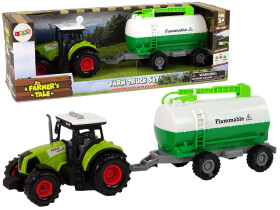 Mamido Farmářský traktor pro děti s návěsem cisternou
