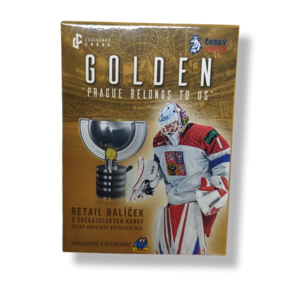 Legendary Cards Sběratelské hokejové karty Český hokej národní tým reprezentace 2024 Golden Prague Belongs To Us - Retail Hockey Balíček