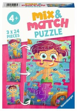 Ravensburger Mix Match Puzzle Mořské víly