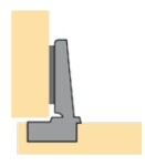 HETTICH 73905 Intermat závěs naložený 125° TH vrut pružina (104527)