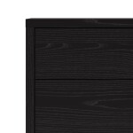 Knihovna se skříňkou Prima 80400/155 černá struktura dřeva