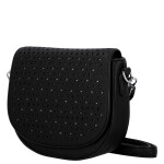 Moderní dámská koženková crossbody kabelka Lydie, černá