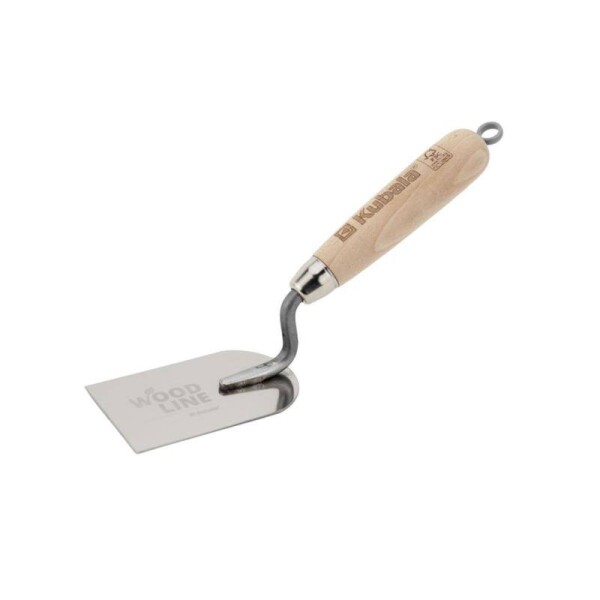 Lžíce štukatérská nerez 120 mm, vymazávací lopatka, dřevěná rukojeť WOOD LINE