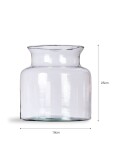 Garden Trading Skleněná váza Broadwell 5,5 l, čirá barva, sklo