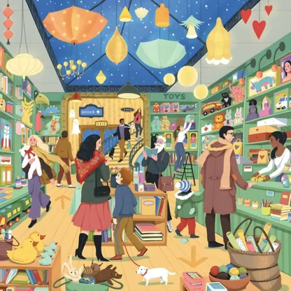 PIECES PEACE Čtvercové puzzle Nákupy