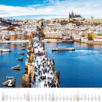 Nástěnný kalendář 2026 Helma - Křížem krážem Českou republikou