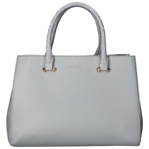 Trendy dámská koženková kabelka do ruky Sonia, šedá