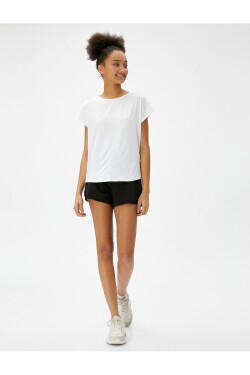 Koton Basic Sports T-Shirt Short Sleeve