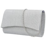 Módní dámské psaníčko Michelle Moon Vilia, stříbrné