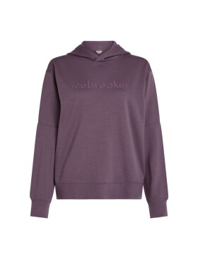 ICEBREAKER Wmns Merino 360 RealFleece Elemental LS Hood, Grey Plum (vzorek) velikost: S