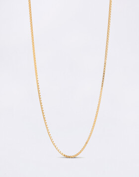 ENAMEL Copenhagen Necklace, Box Chain 1,45 mm 925S/GP