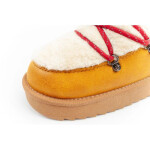 D.Franklin sněhule dámské zimní módní kožešina zateplené hořčice dámské 39